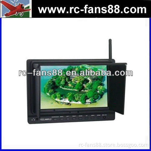 7 inch 800x480 Resolution FPV Monitor W/Light Shield+5.8G Receive